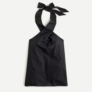 J.Crew Small Cotton Poplin Halter Going Out Top